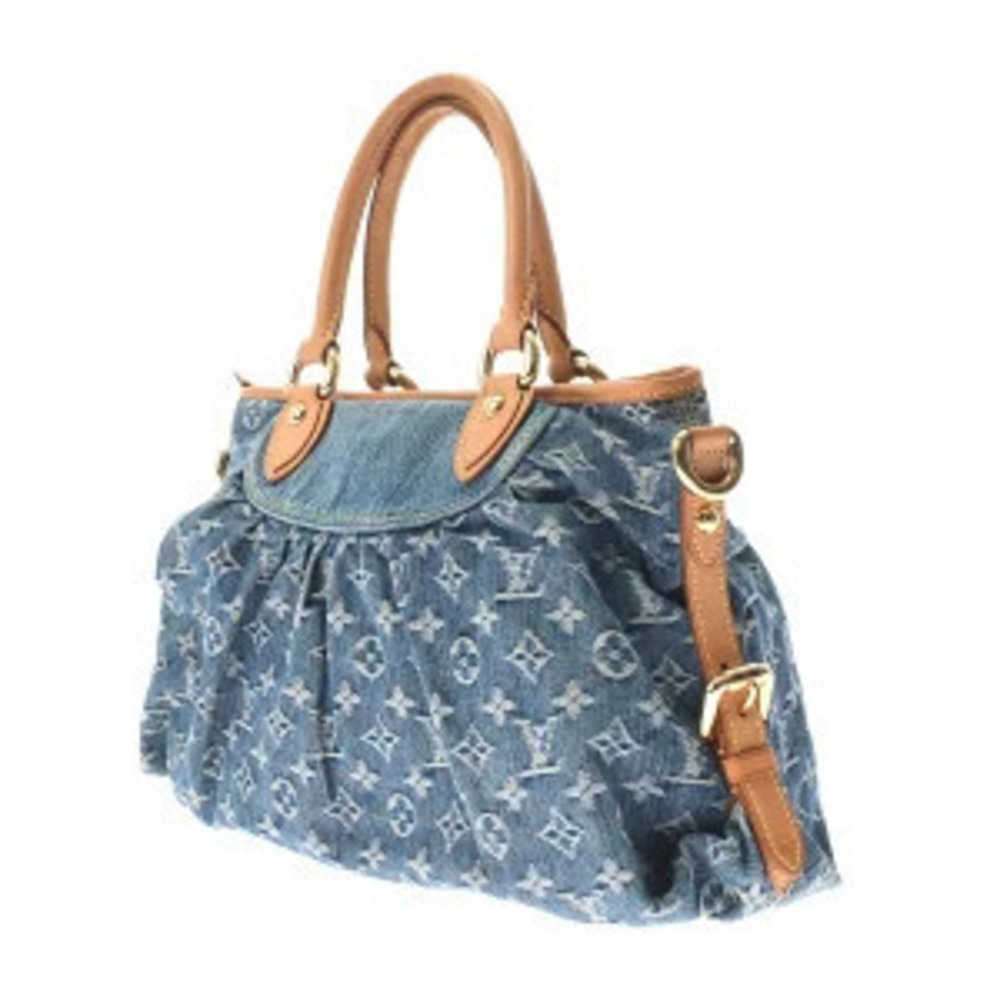 Louis Vuitton Monogram Cabby Blue Denim Neo Handbag